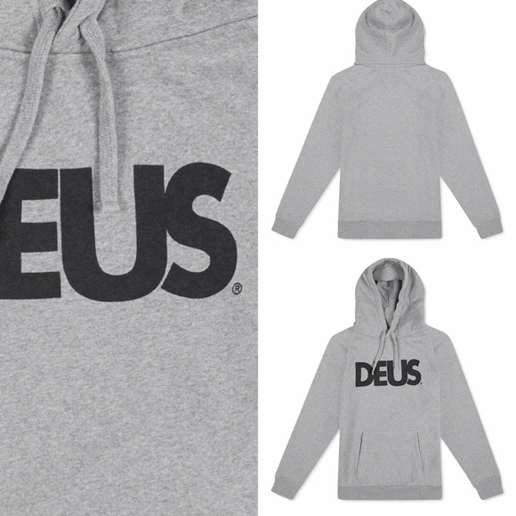 Deus ex Machina All Caps logo cotton hoodie - Picture 2 of 2
